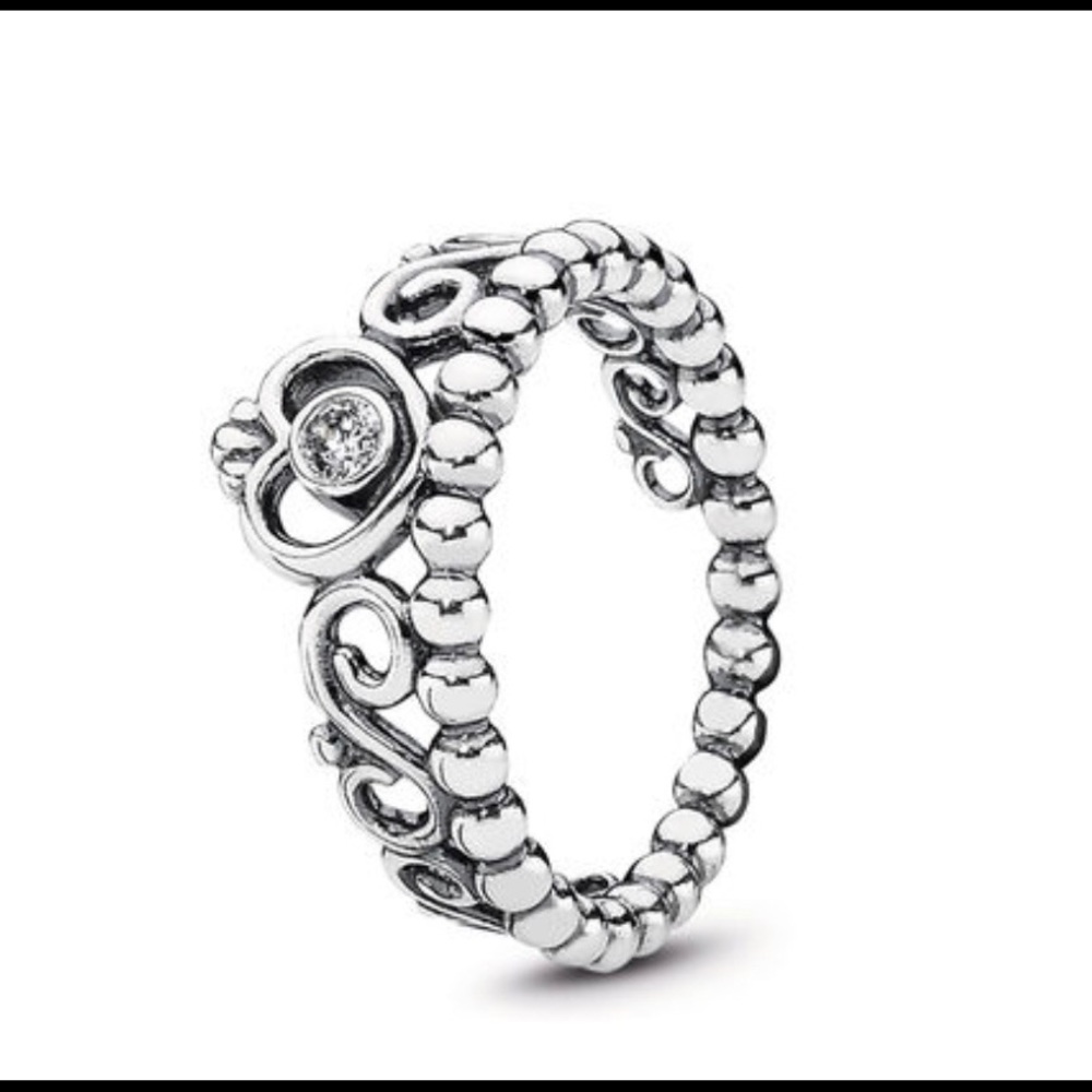Silver Crown Ring